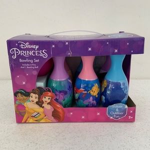 New Disney Princess Kid's Miniature Bowling Set Game